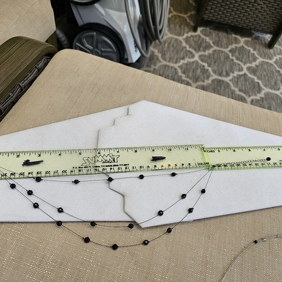 SET! Lia Sophia with 925 Teardrop Earrings & Beaded Choker SET! - Picture 12 of 14